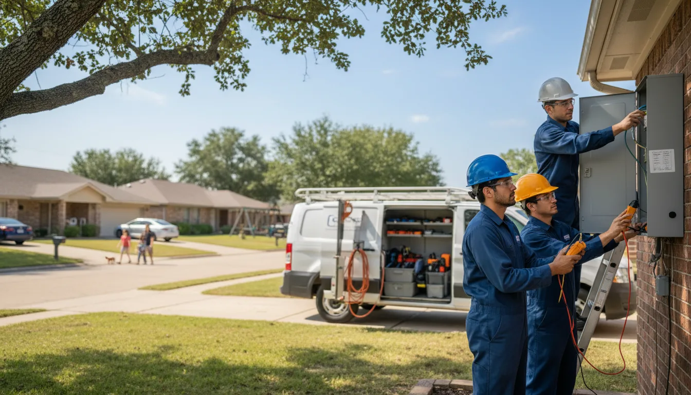 Certified electrician providing emergency electrical services in Ellsworth, WI